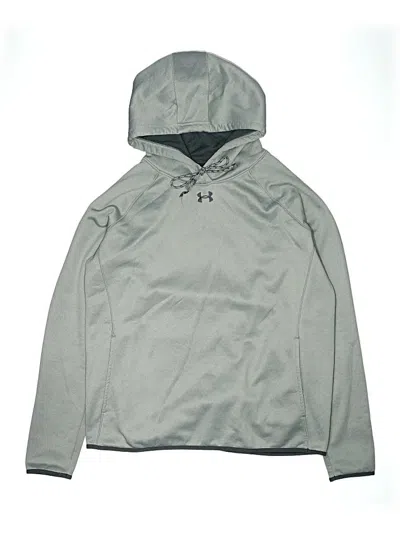Pre-owned Under Armour Kids' Pullover Hoodie In Gray