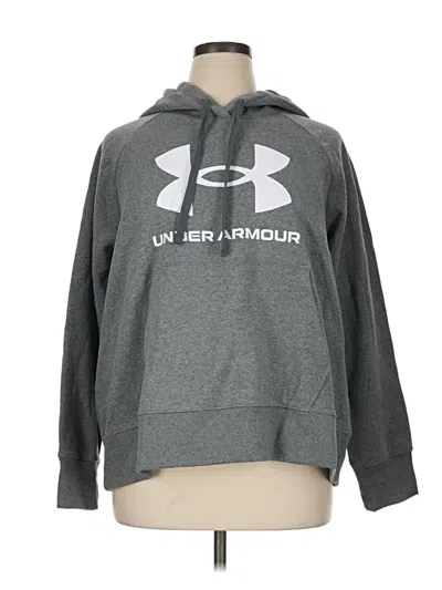 Under Armour Pullover Hoodie In Gray