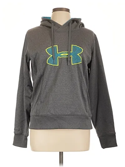 Pre-owned Under Armour Pullover Hoodie In Gray