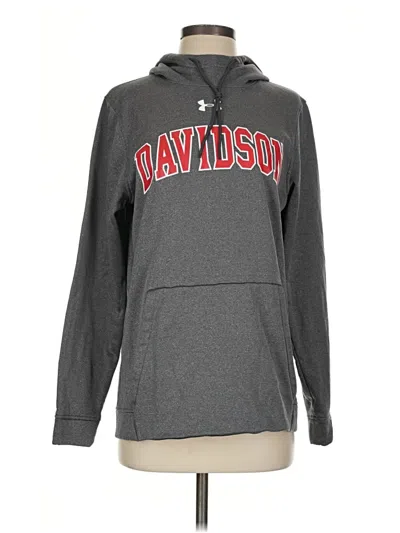 Pre-owned Under Armour Pullover Hoodie In Gray