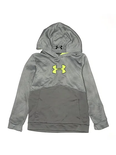 Pre-owned Under Armour Kids' Pullover Hoodie In Gray