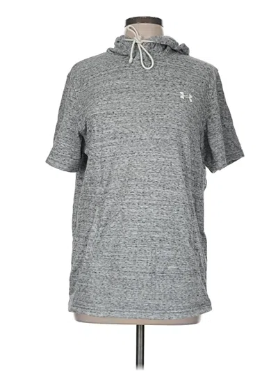 Pre-owned Under Armour Pullover Hoodie In Gray
