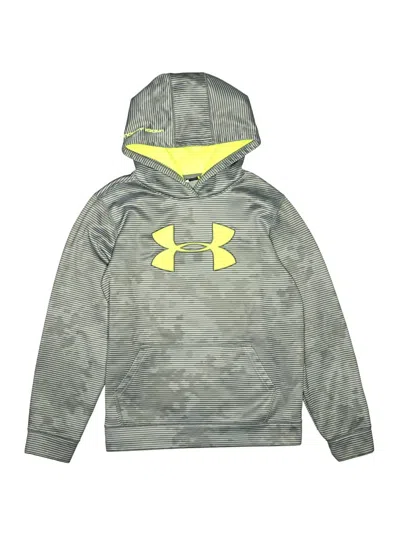 Pre-owned Under Armour Kids' Pullover Hoodie In Gray