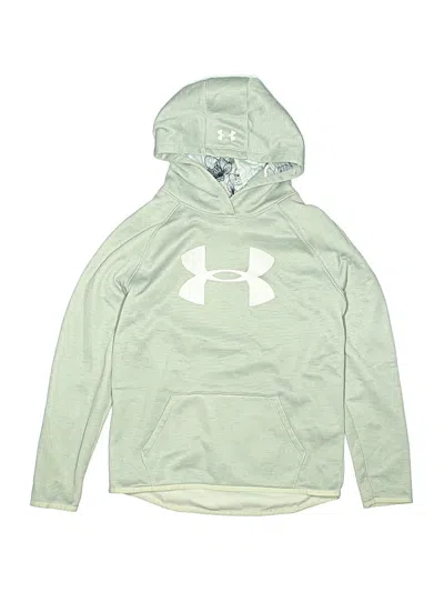 Pre-owned Under Armour Kids' Pullover Hoodie In Green