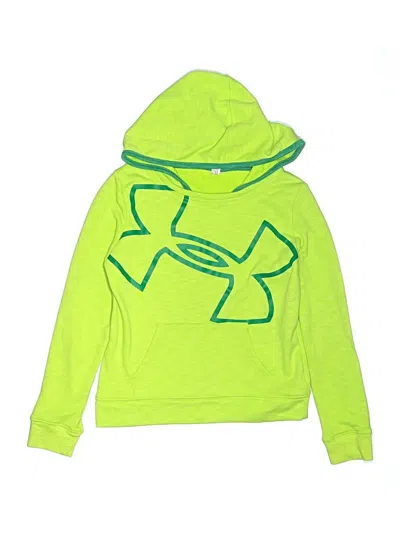 Pre-owned Under Armour Kids' Pullover Hoodie In Green