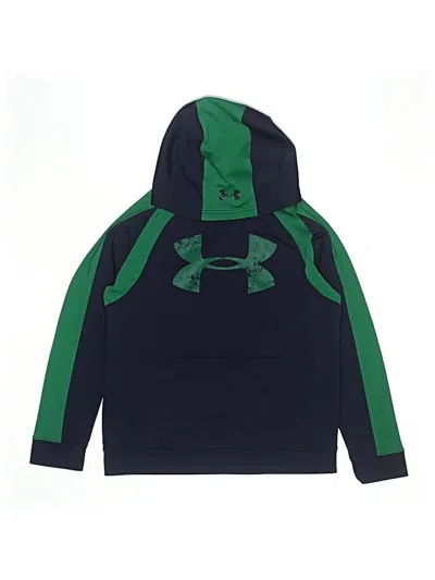Pre-owned Under Armour Kids' Pullover Hoodie In Green