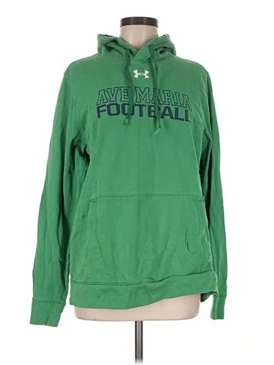 Pre-owned Under Armour Pullover Hoodie In Green