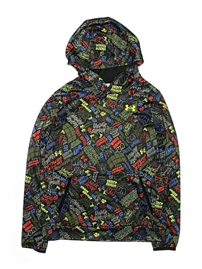 Pre-owned Under Armour Kids' Pullover Hoodie In Green