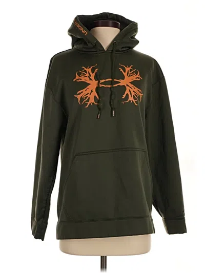 Pre-owned Under Armour Pullover Hoodie In Green