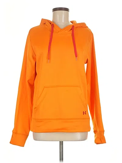 Pre-owned Under Armour Pullover Hoodie In Orange