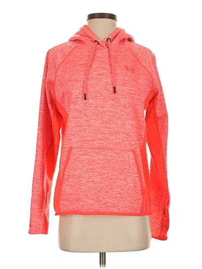 Pre-owned Under Armour Pullover Hoodie In Orange