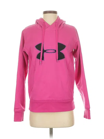 Pre-owned Under Armour Pullover Hoodie In Pink