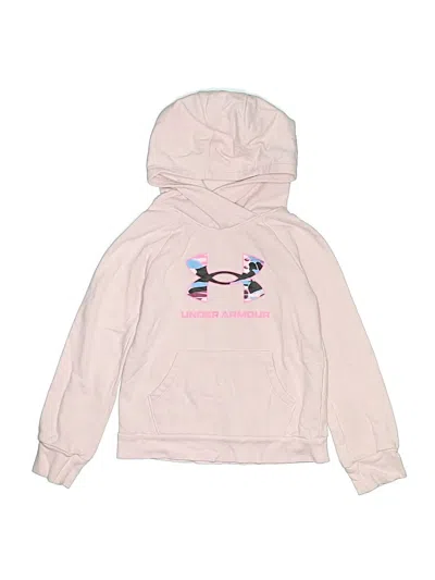 Pre-owned Under Armour Kids' Pullover Hoodie In Pink