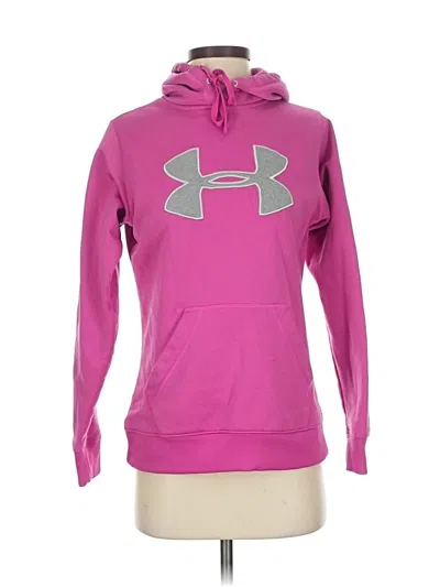 Pre-owned Under Armour Pullover Hoodie In Pink