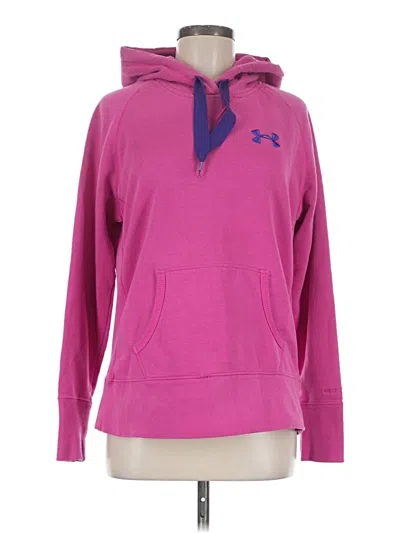 Pre-owned Under Armour Pullover Hoodie In Pink