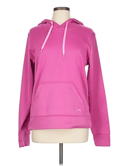 Pre-owned Under Armour Pullover Hoodie In Pink
