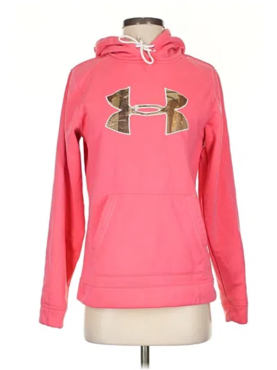 Pre-owned Under Armour Pullover Hoodie In Pink
