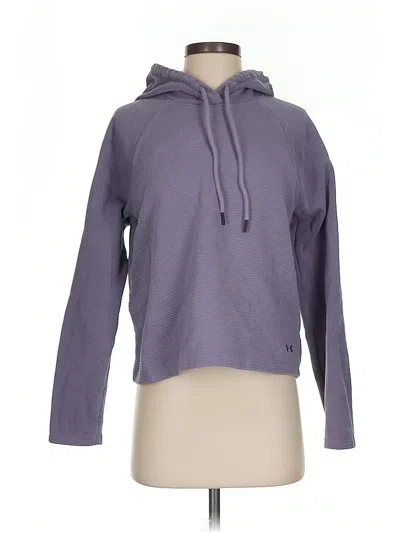 Pre-owned Under Armour Pullover Hoodie In Purple