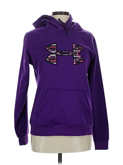 Pre-owned Under Armour Pullover Hoodie In Purple