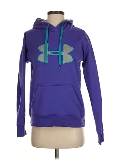 Pre-owned Under Armour Pullover Hoodie In Purple