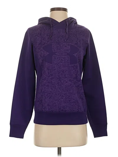 Pre-owned Under Armour Pullover Hoodie In Purple