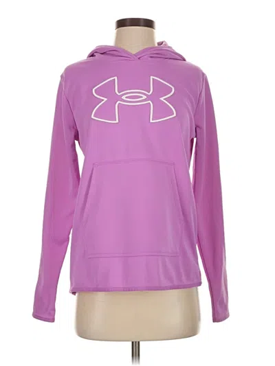 Pre-owned Under Armour Pullover Hoodie In Purple