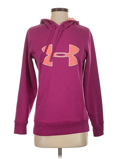 Pre-owned Under Armour Pullover Hoodie In Purple