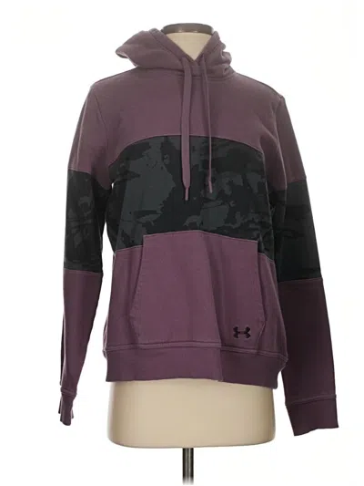 Pre-owned Under Armour Pullover Hoodie In Purple