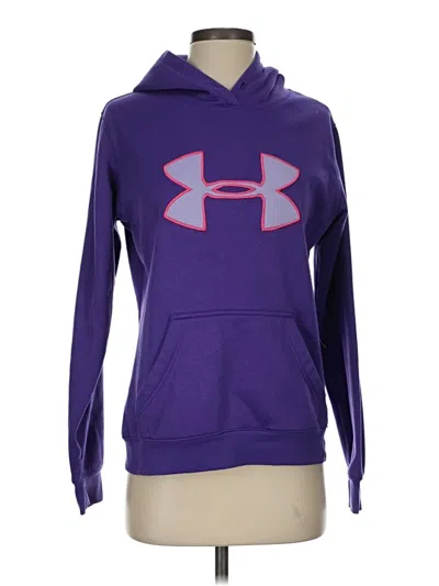 Pre-owned Under Armour Pullover Hoodie In Purple