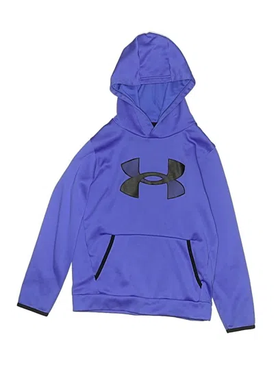 Pre-owned Under Armour Kids' Pullover Hoodie In Purple