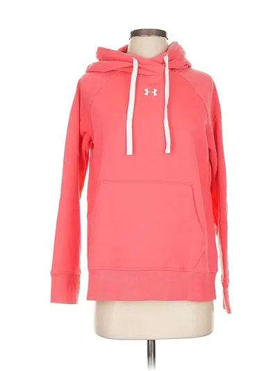 Pre-owned Under Armour Pullover Hoodie In Red