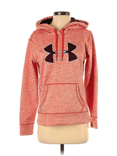Pre-owned Under Armour Pullover Hoodie In Red