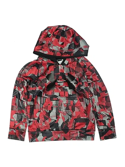Pre-owned Under Armour Kids' Pullover Hoodie In Red
