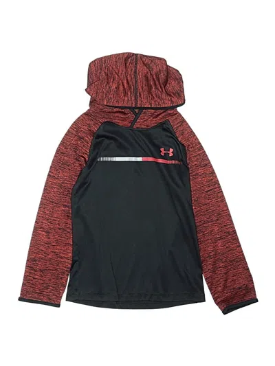 Pre-owned Under Armour Kids' Pullover Hoodie In Red
