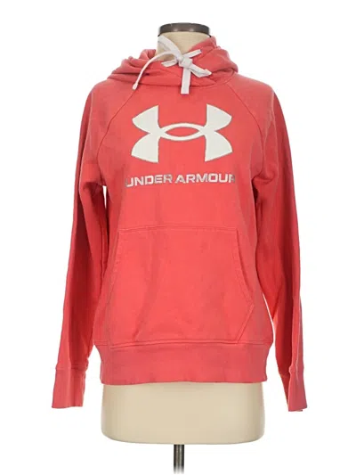 Pre-owned Under Armour Pullover Hoodie In Red