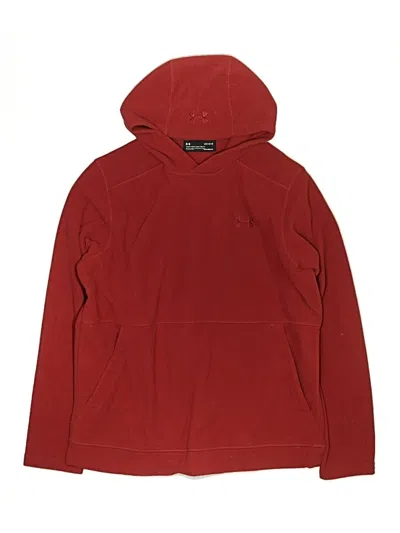 Pre-owned Under Armour Kids' Pullover Hoodie In Red