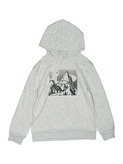 Pre-owned Under Armour Kids' Pullover Hoodie In Silver