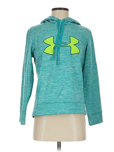 Pre-owned Under Armour Pullover Hoodie In Teal