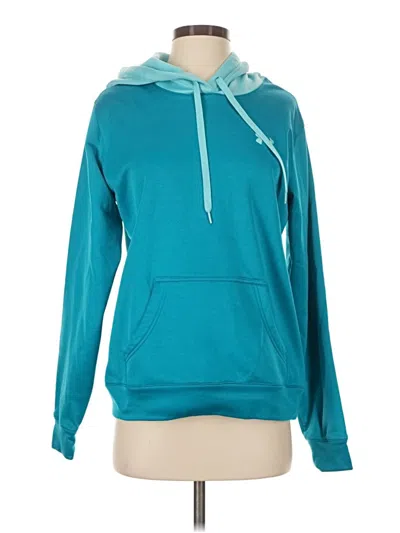 Pre-owned Under Armour Pullover Hoodie In Teal