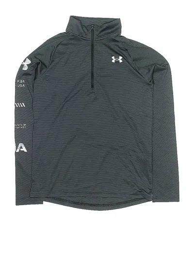 Pre-owned Under Armour Kids' Pullover Sweater In Gray