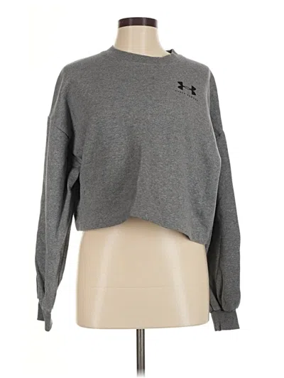 Pre-owned Under Armour Pullover Sweater In Gray