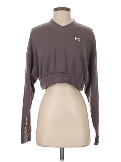 Pre-owned Under Armour Pullover Sweater In Gray