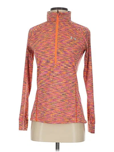 Pre-owned Under Armour Pullover Sweater In Orange