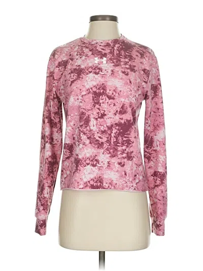 Pre-owned Under Armour Pullover Sweater In Pink