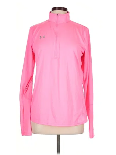 Pre-owned Under Armour Pullover Sweater In Pink