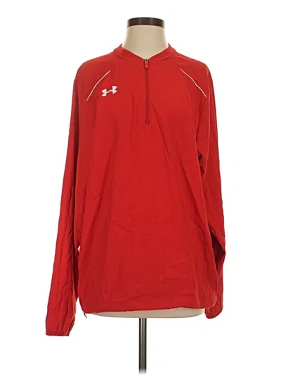 Pre-owned Under Armour Pullover Sweater In Red