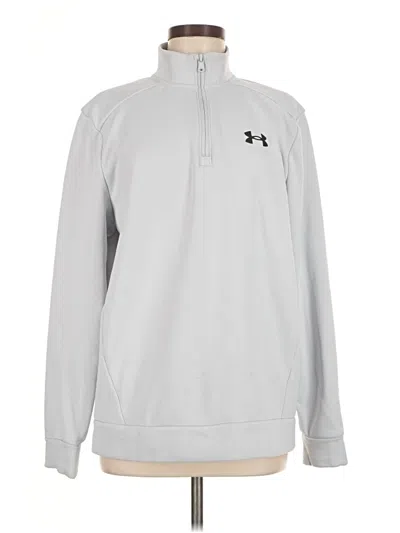 Pre-owned Under Armour Pullover Sweater In Silver