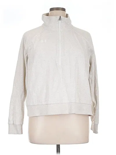 Pre-owned Under Armour Pullover Sweater In Silver