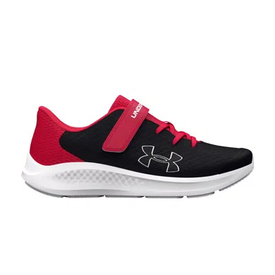 Pre-owned Under Armour Pursuit 3 Ac Ps 'big Logo - Black Red' | Kid's Size 13