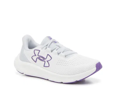 Under Armour Pursuit 3 Running Shoe In White